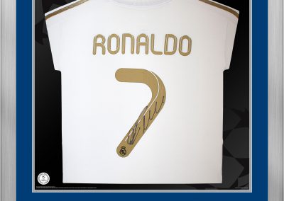 Framed Ronaldo shirt