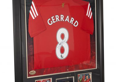 Gerrard framed shirt with photographic background