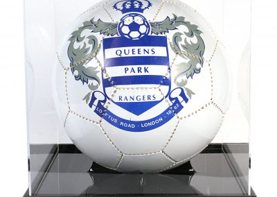 QPR ball in display case