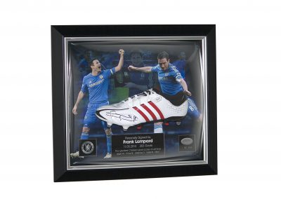 Framed Frank Lampard boot in dome